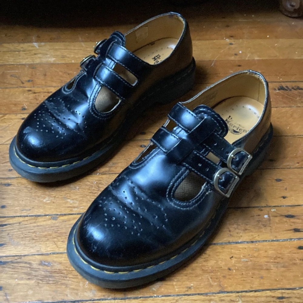 Dr. Martens Black Mary Jane with Buckles